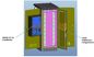 বেস স্টেশন স্ট্রিট ক্যাবিনেট টেলিকম গ্যালভানাইজড ইস্পাত উপাদান PEF তাপ নিরোধক / বহিরঙ্গন টেলিকম ঘের