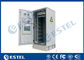 IP55 32U Outdoor Cabinet Air Conditioner Cooling / 19 Inch Rack Mount Double Wall Base Station Cabinet
