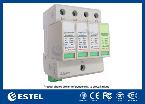 M1L385-40 II পাওয়ার ডিস্ট্রিবিউশনের জন্য সার্জ প্রোটেকশন ডিভাইস (SPD) - 40kA সার্জ বর্তমান, 230V/400VAC, রিমোট অ্যালার্ম পোর্ট, DIN রেল ইনস্টলেশন, IP20, ক্লাস সি সুরক্ষা