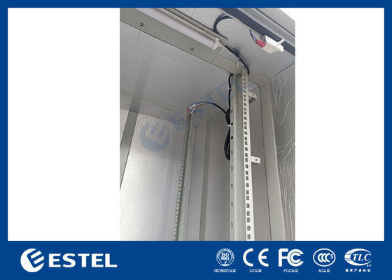 নেটওয়ার্ক সরঞ্জাম জন্য ঐচ্ছিক 500w এয়ার কন্ডিশনার সঙ্গে কম্প্যাক্ট 20U IP55 বহিরঙ্গন মন্ত্রিসভা
