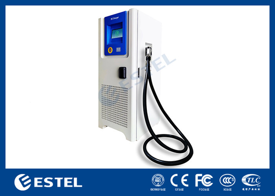 দ্রুত 30 মিনিট ইভি দ্রুত চার্জিং স্টেশন AC380V 3ph DC 120kw ইভি চার্জার