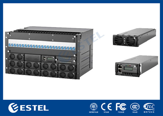 DC48V 450A ব্যাকআপ পাওয়ার সাপ্লাই সিস্টেম 19-ইঞ্চি 6U স্ট্যান্ডার্ড রেক্টিফায়ার পাওয়ার টেলিকমিউনিকেশন ক্যাবিনেট