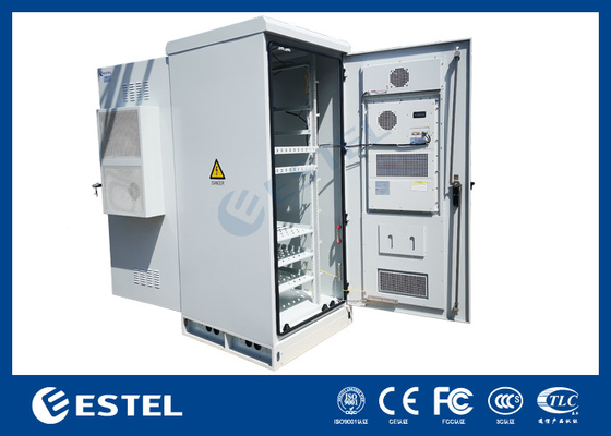 ET9090210A-40U ডাবল ডোর আউটডোর ক্যাবিনেট রিমোট মনিটরিং সিস্টেমের সাথে টেলিযোগাযোগ PDU