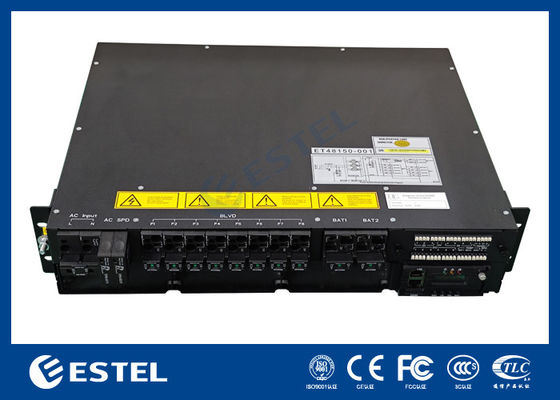 ET48200 M5E32A 2U কমপ্যাক্ট টেলিকম পাওয়ার সিস্টেম উচ্চ ঘনত্ব 12KW র্যাক মাউন্ট