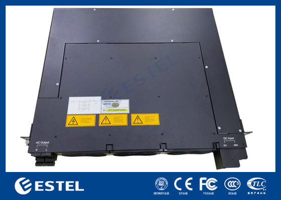 -48V ডিসি থেকে ২২০VAC 1U কমপ্যাক্ট উচ্চতা ইনভার্টার ডিসি থেকে এসি পাওয়ার সাপ্লাই টেলিকম পাওয়ার সিস্টেমের জন্য