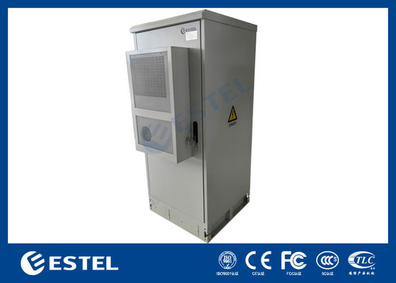 টেলিকম পাওয়ার সিস্টেমের জন্য এটিএস ব্যাটারি এবং ক্যামেরা সহ গ্যালভানাইজড শীট আউটডোর টেলিকম ক্যাবিনেট