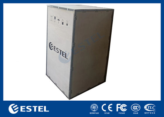 টেলিকম পাওয়ার সিস্টেমের জন্য এটিএস ব্যাটারি এবং ক্যামেরা সহ গ্যালভানাইজড শীট আউটডোর টেলিকম ক্যাবিনেট