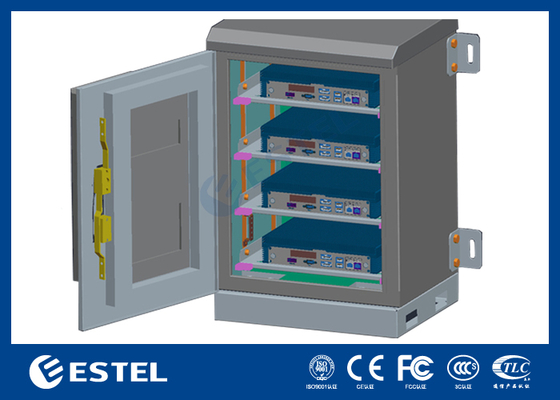অ্যান্টি-চুরি থ্রি-পয়েন্ট লক সহ 12U অ্যান্টি-কোরোসিওন পাউডার লেপ আউটডোর ওয়াল-মাউন্ট মন্ত্রিসভা