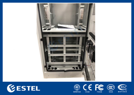 টেলিকম পাওয়ার ক্যাবিনেট এবং 32 ইউ বহিরঙ্গন ব্যাটারি ক্যাবিনেট পাওয়ার ডিস্ট্রিবিউশন প্যানেল এবং ব্যাটারি অ্যান্টি-চুরি সুরক্ষা সহ