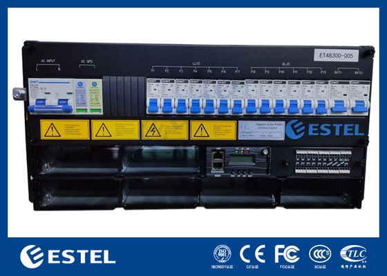 টেলিকম পাওয়ার সিস্টেম IP65 আউটডোর পাওয়ার এনক্লোজার, সাথে 12kW 200A রেকটিফায়ার