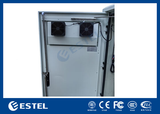 বহিরঙ্গন ১৯-ইঞ্চি র‍্যাক ক্যাবিনেট ৩২ইউ আইপি৬৫ রেটিং কুলিং ফ্যান, এলইডি আলো এবং নিরাপত্তা সহ টেলিযোগাযোগ ও শিল্প অ্যাপ্লিকেশনগুলির জন্য