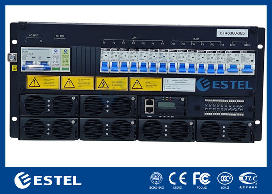 নেটওয়ার্ক পরিচালনা ও নিয়ন্ত্রণের জন্য RS485 ইন্টারনেট পোর্ট, শুকনো যোগাযোগ এবং দূরবর্তী পর্যবেক্ষণ ক্ষমতা প্রদানকারী টেলিকম রেকটিফায়ার সিস্টেম