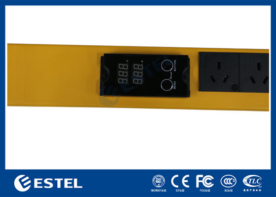 স্মার্ট পাওয়ার ডিস্ট্রিবিউশন ইউনিট র্যাক মাউন্ট সুনির্দিষ্ট পর্যবেক্ষণের জন্য বিল্ট ইন ভোল্টেজ এবং বর্তমান মিটার সহ পাওয়ার ম্যানেজমেন্ট সরবরাহ করে