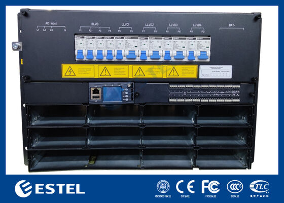 DC48V 7U 36kw ইন্ডাস্ট্রিয়াল রেক্টিফায়ার সিস্টেম সাপোর্ট রিমোট ম্যানেজমেন্ট RS485