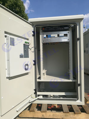 ডিসি এয়ার কন্ডিশনার কুলিং পোল মাউন্ট এনক্লোজার পাওয়ার সাপ্লাই 21U 19 ইঞ্চি রাক দিয়ে