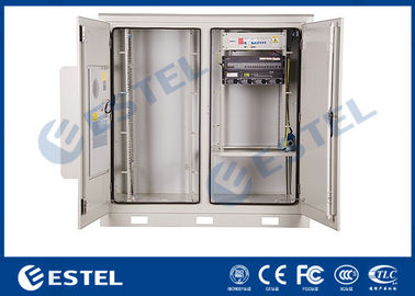 দুটি বগি IP65 3 বে বহিরঙ্গন যন্ত্রপাতি মন্ত্রিসভা