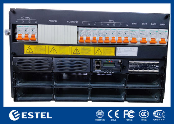 ইন্টিগ্রেটেড রিমোট কন্ট্রোল সহ 6U টেলিকম DC48V রেক্টিফায়ার পাওয়ার সিস্টেম