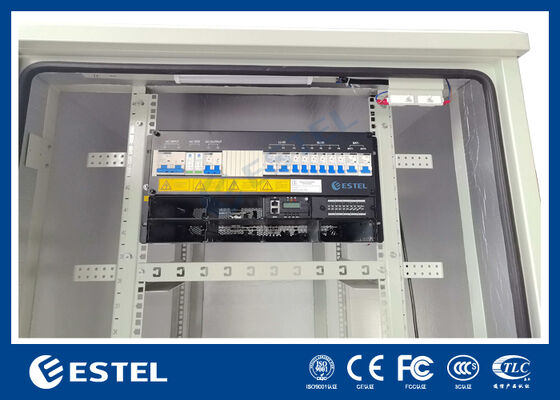 তাপমাত্রা নিয়ন্ত্রিত আইপি 65 আউটডোর 38 ইউ ঘরের মধ্যে 24 কেডব্লিউ টেলিকম রেক্টিফায়ার পাওয়ার